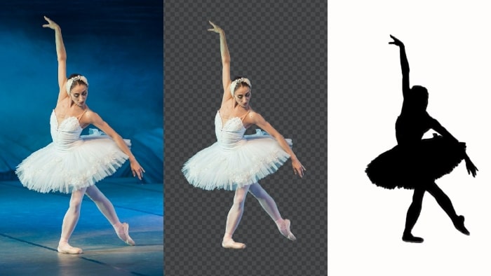 dancer girl, girl dancing, silhouette image maker app, LightX app, convert photo to silhouette