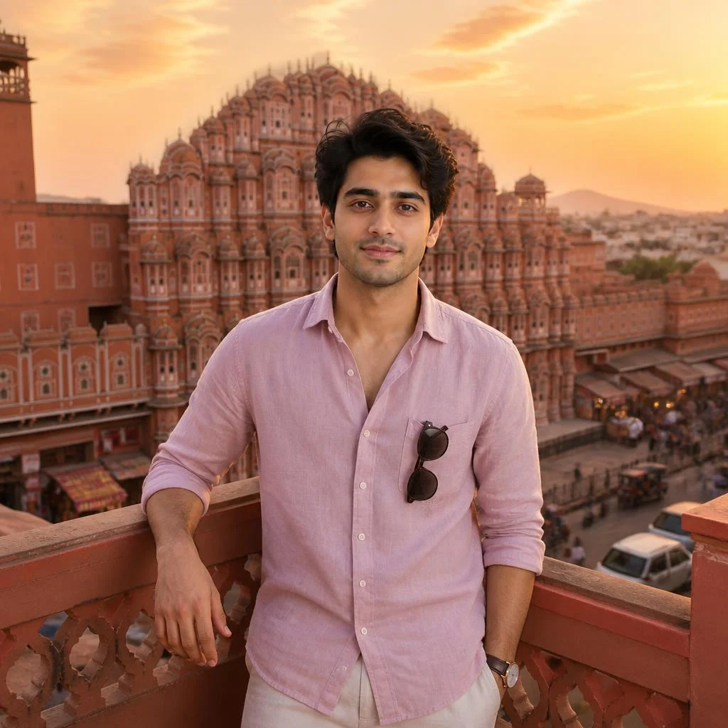 Jaipur — Hawa Mahal / Sunset