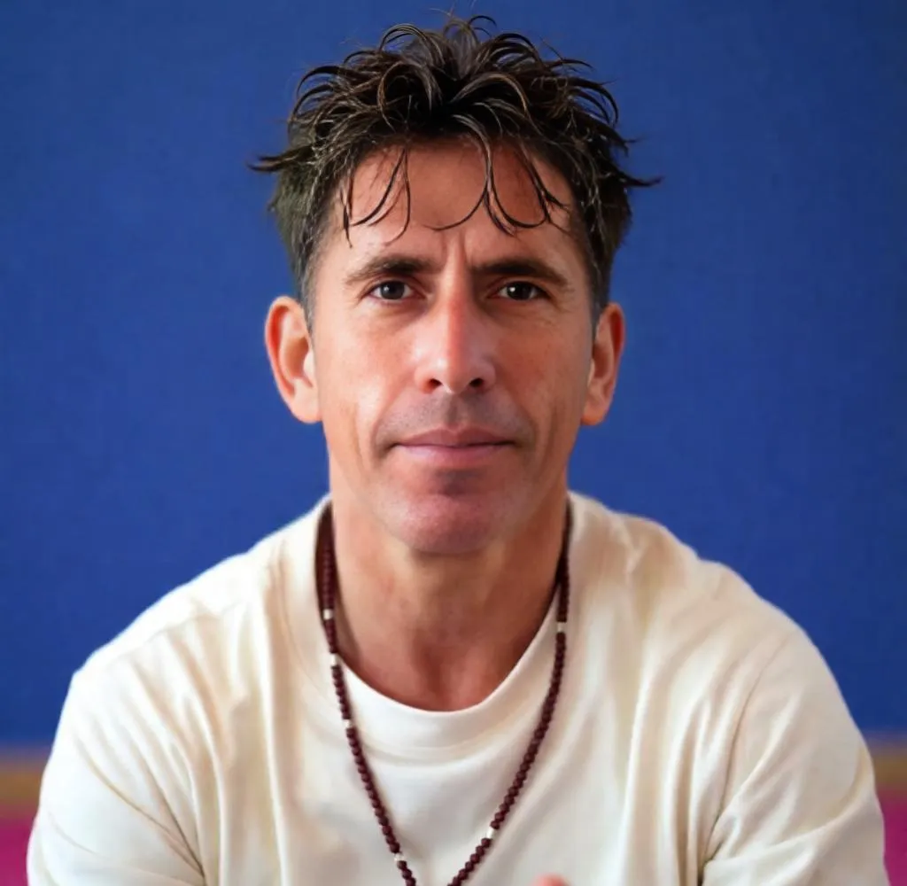 Man with messy textured crop, short sides