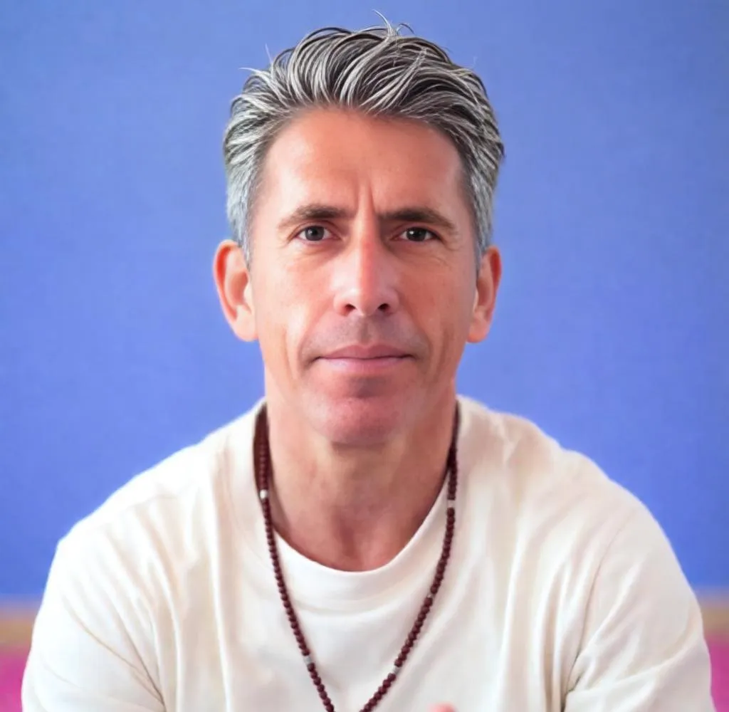 Man with same hairstyle, salt and pepper grey