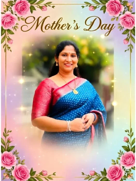 Personalized Mother’s Day card using mom’s portrait