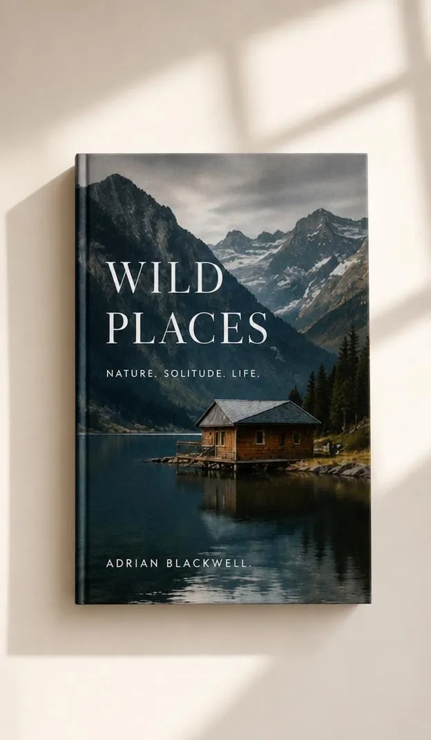 Flat-lay book on a warm-white surface with soft window-frame shadows around it.