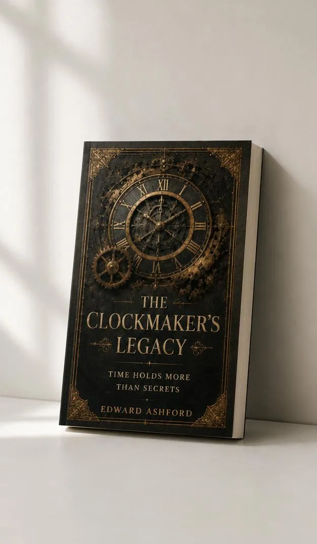 Book standing and leaning slightly against a neutral wall with the complete front cover visible.