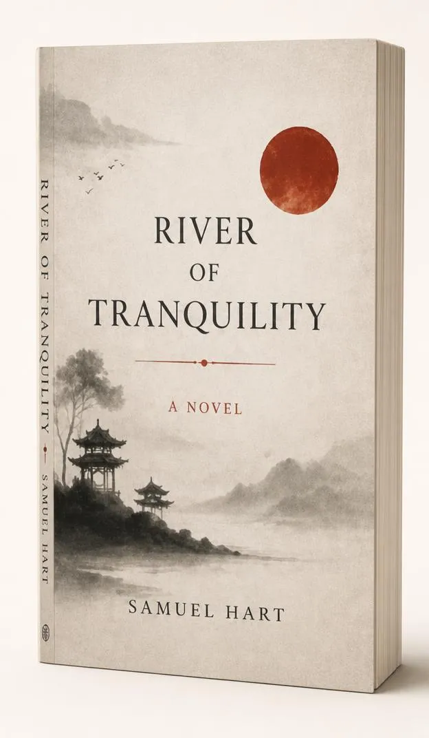 Close-up of a matte paperback book showing the full front cover, spine, and detailed page edges.