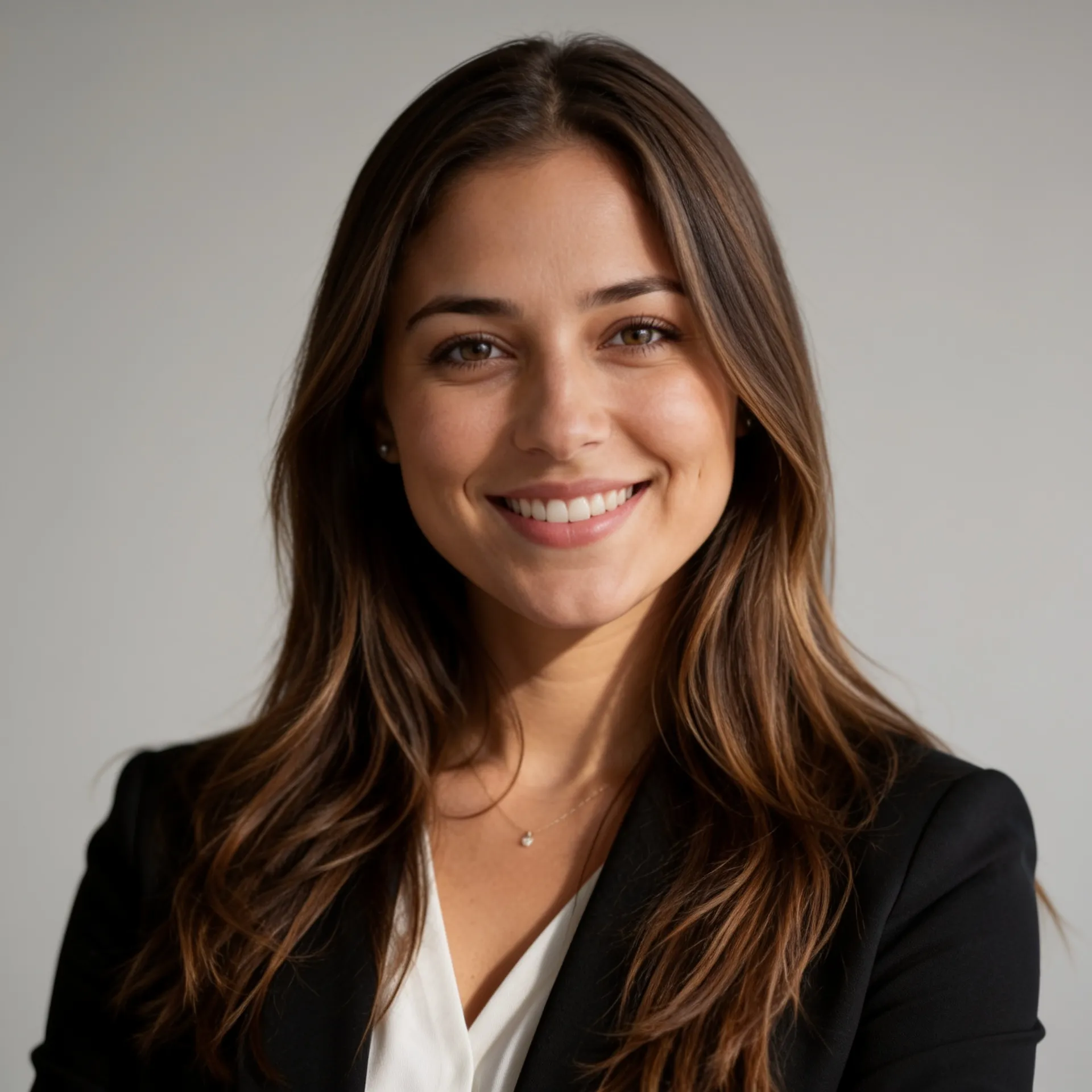 Realistic professional LinkedIn headshot created from a selfie using a Gemini AI prompt.