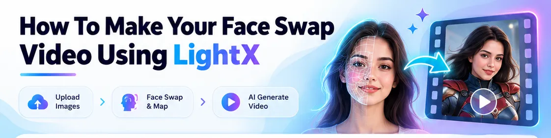 Image for How to make your face swap video using LightX